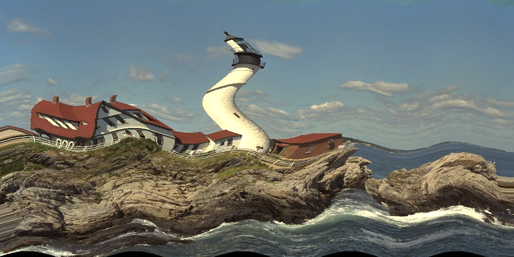 Warped lighthouse